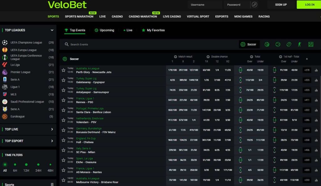 velobet uk sportsbook